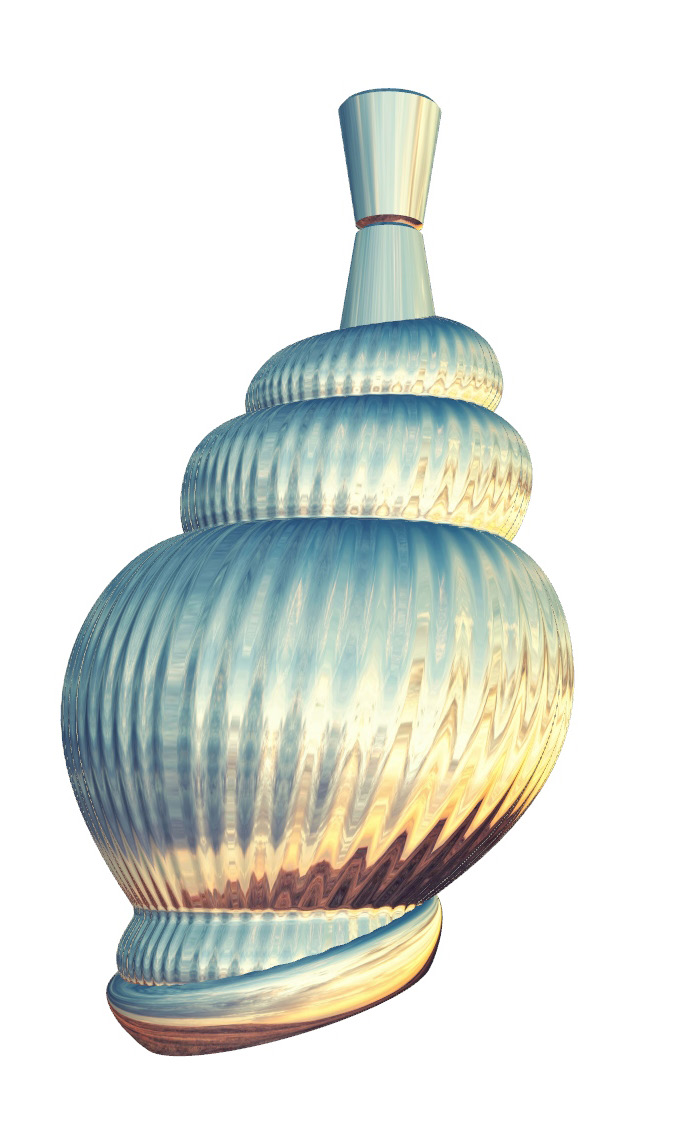 Holiday Windows Hermès 2019 — modèle 3D coquillage