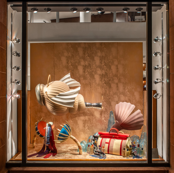 Holiday Windows Hermès 2019 — vitrine finale