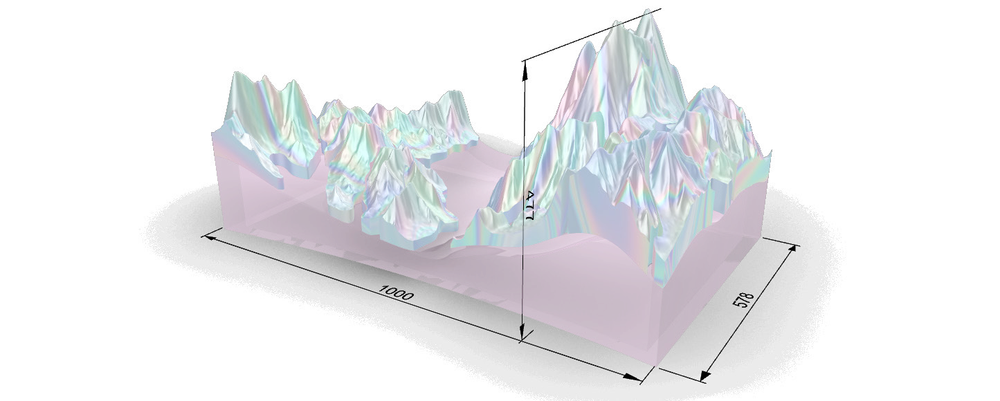 Sabrina Ratté × Watches & Wonders — plan sculpture Himalaya