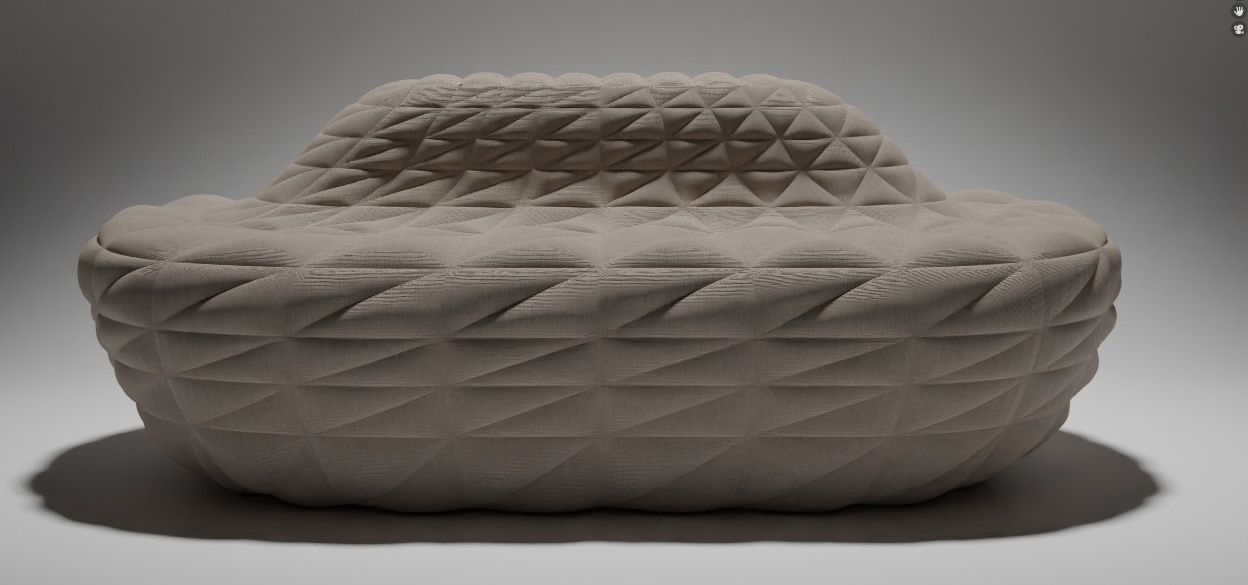Saket Sethi — sofa rendu paramétrique