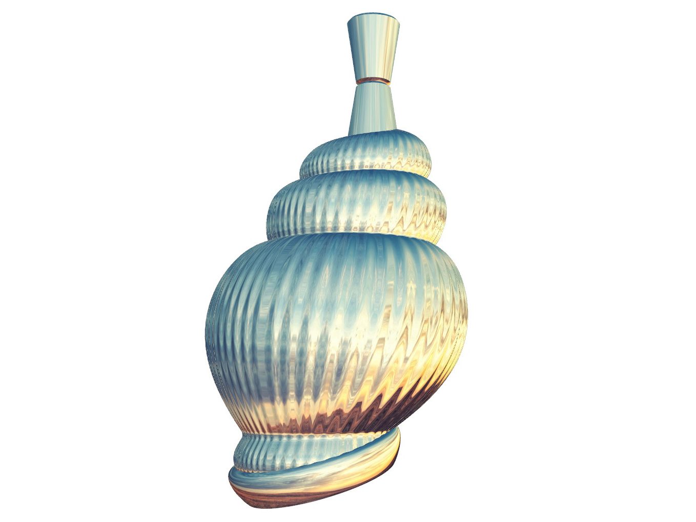 Vitrines Hermès France H19 — Modèle 3D du coquillage