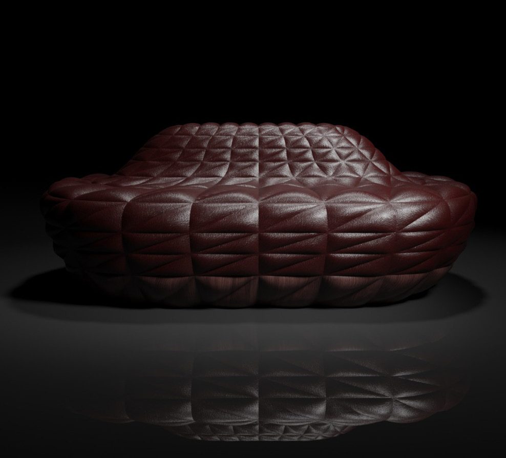 Collection mobilier paramétrique — Saket Sethi Design — Twirl Sofa