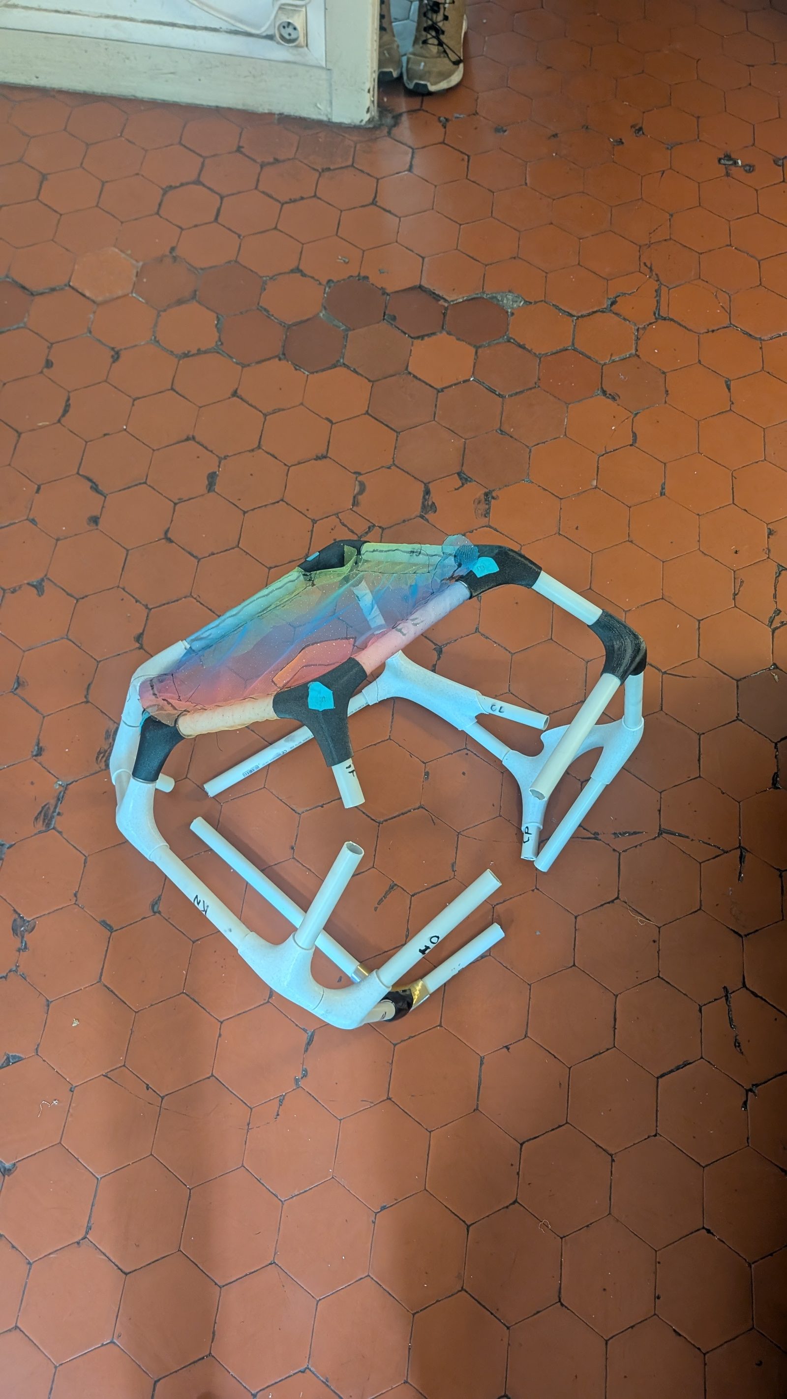 Starting with the Limbs — l'atelier — Un module fermé par une membrane irisée