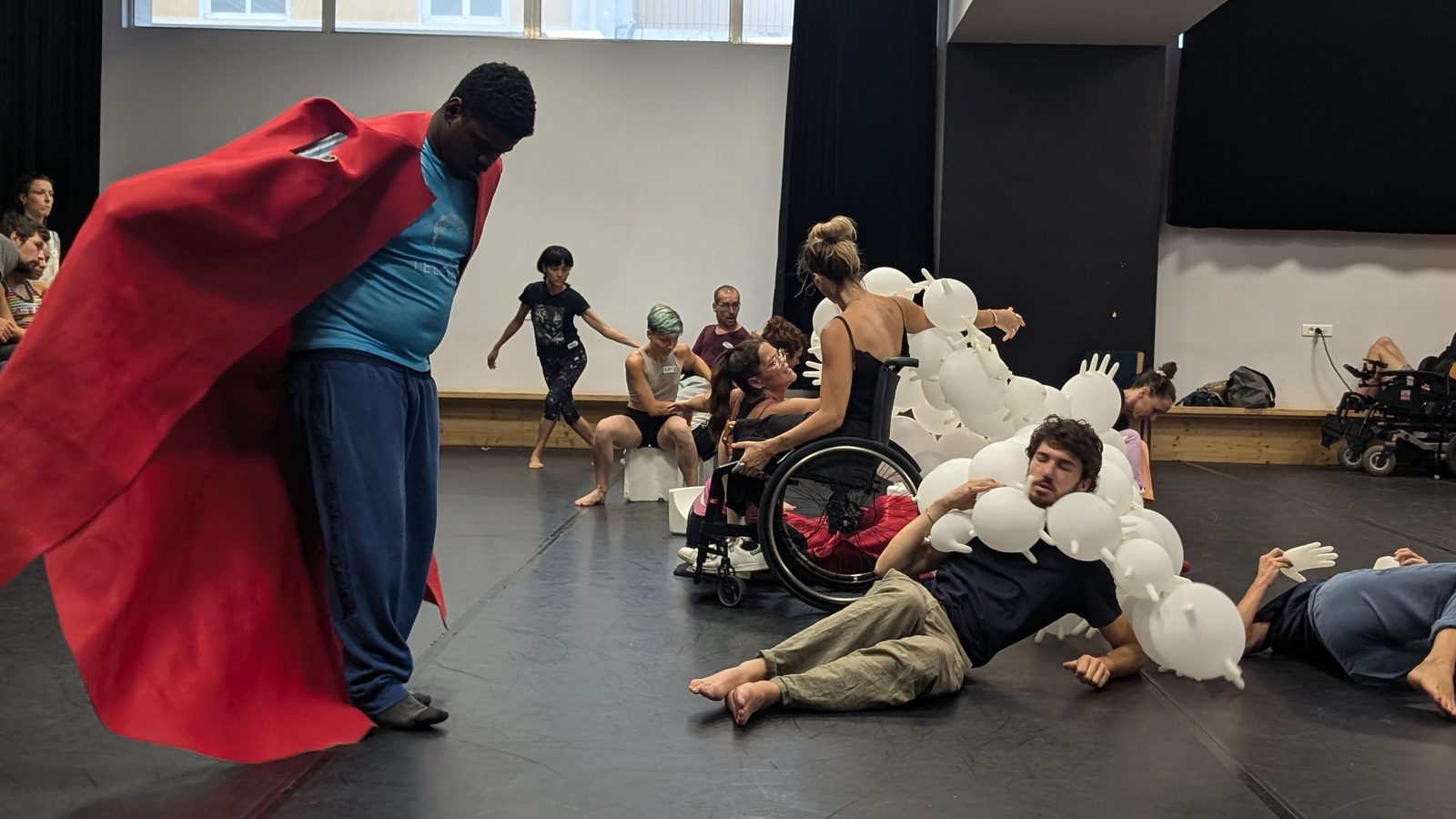 Limbs — Essai en atelier, dispositif porté